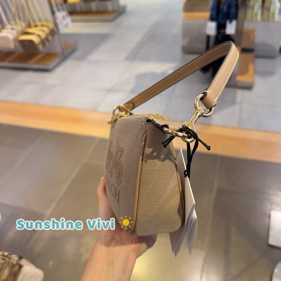 NWT Coach Nolita 19 With Horse And Carriage Im/Dark Natural Multi CAQ18 - Picture 3 of 11